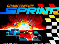 Championship Sprint Title Screen
